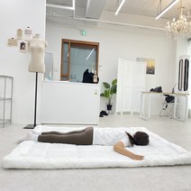 시원한 아이스 쿨 토퍼 매트 매트리스 여름 이불 패드 차박 캠핑, 블루