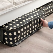 이케아 수납박스 이불가방 계절옷 도트 69x51x19cm