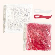 일회용 랩칼 적 백색 1 000입 X 2 / 2 000개, 백색 2개, 2개