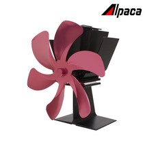 알파카 무동력팬 캠핑 난로 써큘레이터 공기순환기, 에코팬 로즈
