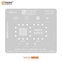 Amaoe BGA Reballing 스텐실 SM6225 For Nova9SE 스냅드래곤 680 CPU 오포A36 Y32 노트11 Tin Planting Ste, 01 SM6225