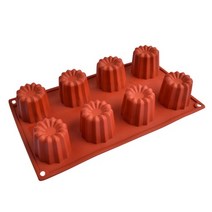 실리콘몰드 - 까눌레 8구 캔들 석고방향제 비누몰드 diy 만들기