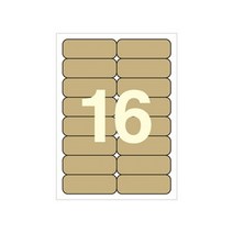 기타 [세모네모] 크라프트 전산라벨 C-K3003 / 16칸, 없음