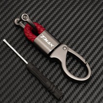 야마하 YAMAHA Yamaha Tmax 500 530 560 Tmax500 Tmax530 Tmax560 용 로고 키 체인 금속 링 거치대 오토바이 부품, 5.Wine Red