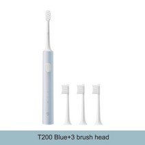 샤오미-미지아 T200 전동 칫솔 2022 년 신제품 스마트 소닉 충전식 IPX7 방수 치아 미백 전자, CHINA_blue Add 3 head