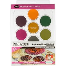 PanPastel 30076 Donna Dowey Medium #2 Ultra Soft Artist Pastel 7 Color Kit with Sofft Tools & Palette, 단일옵션