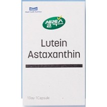 셀렉스 루테인 앤 아스타잔틴 영양제 12g, 30정, 1개