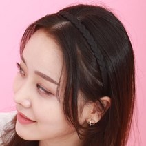 벼머리 머리띠(대) 헤어밴드블랙머리띠 플라스틱머리띠 여자머리띠 세안밴드 간단한머리띠 기본머리띠 머리띠 헤어밴드 학생머리띠 벼머리 땋은머리