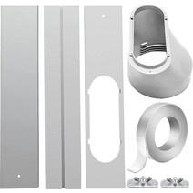 FFXWTSF 휴대용 AC 창문 키트 커플러 조절 가능한 씰이 있는 에어컨 15cm(5.9인치) 호스에 적합, 5.9 inch