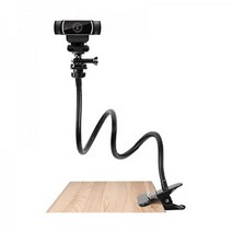 전화기 홀더가 있는 피피셸 웹캠 스탠드 Logitech Webcam C930e C930 C920 C922x C922 Brio 4K 및 1/4