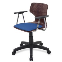 체어포커스 하이팩 패브릭 회전 의자 CF-503, 블루