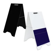 배너 광고판 카페 입간판 철제 A형 입구 안내 스탠드, 블랙(무지)-40-91cm