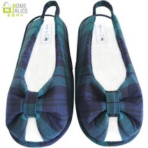 블랙와치 그린체크 앞트임 덧신 토오픈 어린이집 보육교사 유치원, 그린