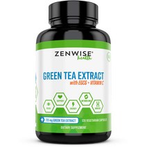 젠와이즈헬스 그린 티 추출물 725mg 베지테리안 캡슐, 120개입, 1개