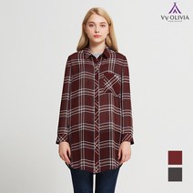 올리비아로렌 빅 포켓 체크 남방 VVCNLVF7121