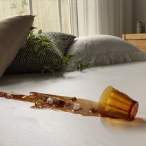 침대 토퍼 매트리스 패밀리침대 대형 방수패드 방수커버 고정 밴드형, 화이트