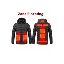 USB 발열 자켓 방한 패딩 한파 조끼 보온 남자 위장 온수 겨울 따뜻한 자 켓 난방 스마트 서 모스 탯 색 후드 의류