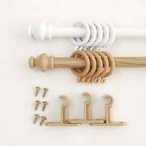 라움스튜디오 발란스 커튼봉 (지름 1.5cm), 420cm(3단), 화이트