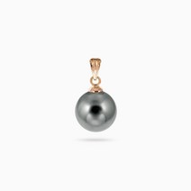 에버링 18K 금 흑진주 펜던트 10mm 그레이스펄_PPEE8102 Gold Pearl Gift