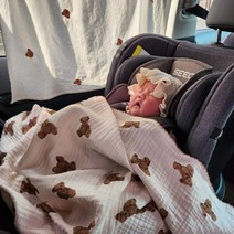 미니치즈샵 100% 국내산 프리미엄 순면 원단 공장직영(제작)인증 3중 거즈블랭킷, 08.보라_ _당근