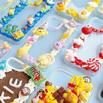 DIY 데코덴 폰꾸 파츠 폰케이스만들기 핸드폰 꾸미기 재료, 3.쿠로미 푸린