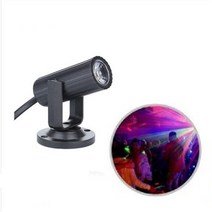 RGB 1W 무대 스포트 라이트 경량 휴대용 램프 360 학위 소프트 파티 댄스 플로어 디스코 Dj 바 Ktv 조명, [07] Colorful