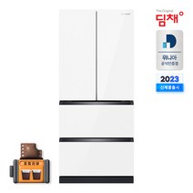 (포토리뷰) 위니아 딤채 스탠드형 김치냉장고 EDQ57HBLYWS 4룸 551L