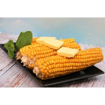 노랑 옥수수 찰옥수수 마약옥수수 2개입 초당 삶은 간편 간식 음식 휴대용 아이 에어프라이어 전자레인지 회사 탕비실, 3개