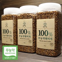 [트리안]_전남함평_100%유기농수제현미차_400g 1kg[2022년 유기농인증], 1개, 무농약수제현미차3병세트