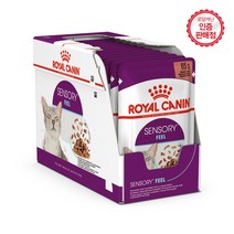 로얄캐닌 고양이파우치 센서리 그레이비 파우치 85G 3종 습식 간식, 필 85g 12개 (1BOX), 12개