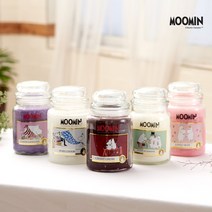 MOOMIN 무민 캔들 향초 양초 라지자 1+1, 1개, L퓨어코튼+L컵오브자스민