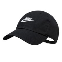 나이키 헤리티지86 퓨추라 워시드 캡 유스 모자 블랙 AJ3651-010