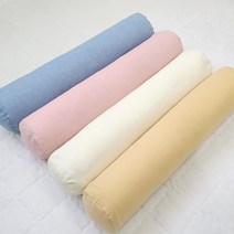 바디연구소 도르르 경추 목베개 낮은 기능성 수면 숙면 목이편한 원통 원형 경추 베개, 도르르베개 파우더핑크, 1개