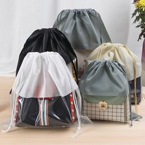 가방 보관 하단부 투명 부직포 더스트백 실용성백 직장인 대학생코디 회사원선물 커플백팩 입학준비물