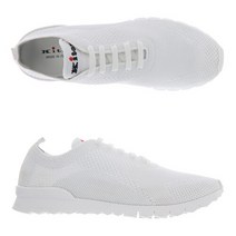 [키톤] 23SS USSFITS N0080901 BIANCO 로고 런닝 텅 스니커즈