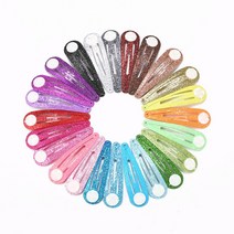 10개 5cm 스냅인 머리핀 소녀 BB 클립 캔디 컬러 금속 바레트 DIY 헤어 액세서리 Hairgrips 모자를 쓰고 있죠, [01] Mixed Randomly
