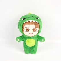 무속성 속성 솜 인형 KPOP IDOL 아이돌 케이팝 인형옷 액세서리 20cm 엑소 백현 찬열 시우민 수호 세훈 카이 d.o.chen 봉제 인형 인형 옷 의상 점프 슈트 잠옷, 협력사, 첸