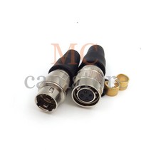 HIROSE HR10A-7P-4P(73) HR10A-7J-4S 용 4pin 금속 커넥터 케이블 도킹 male 및 케이블-케이블, 한개옵션0