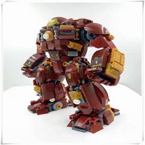 MOC 마블 어벤저스 헐크버스터 레고 블록세트 635PCS 피규어 전시용