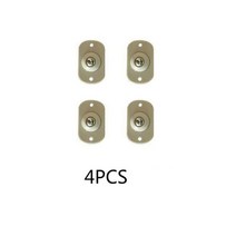 4피스 캐스터 풀리 360 도 범용 휠 스티키 저소음 스토리지 박스 롤러 스테인리스 스틸 플라스틱, 02 02 4PCS