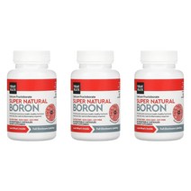 2+1 바이브랜트헬스 수퍼 내츄럴 보론 240mg 60베지캡슐 3통, 1개, 기본