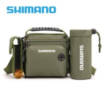 shimano 낚시 가방 28x18x9cm 다기능 야외 낚시 도구 방수 허리 멋진사냥꾼, 육군 녹색