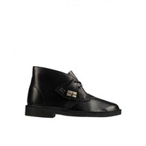 클락스 데저트 부츠 블랙 폴리시드 Clarks Desert Boot Black Polished 596660