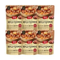 양반 수라돼지고기 김치찌개 460g, 6개