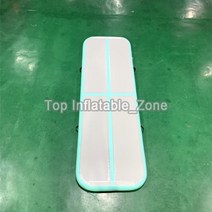 가정용 에어 바운스 홈 바이킹 바나나 시소 실내놀이 미끄럼틀 수영장 미니 소형 대형 2인용 20, 펌프가 있는 3x1x0.1m, 민트 그린