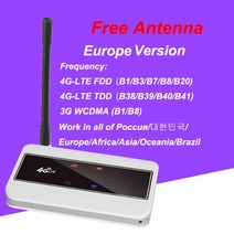 포켓 와이파이 해외여행 필수품 휴대용 usb 미니 4g 핫스팟 라우터 모바일 자동차, 유럽 ​​버전 흰색