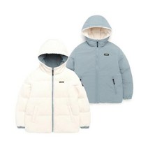 [정품인증] 238849 내셔널지오그래픽키즈 [22FW]K224UDW050-012 키즈 플리스 리버시블 숏 다운 점퍼 IVORY