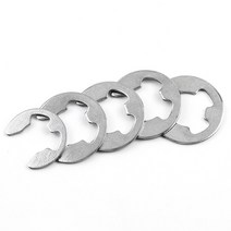글루건 강력접착제 심 JUIDINTO 10-100pcs E 클립 고정 링 스테인레스 스틸 탄소강 1.2mm-15mm E-자동차 엔진 용 와셔 서, 15 M15 10pcs, 02 304 stainless steel