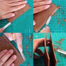 자동차 후드3사이즈 가죽 가장자리 베벨러 도구 4Mm 6Mm 8Mm 심지 스카이 빙 러 DIY 트리밍 프레스, 한개옵션0