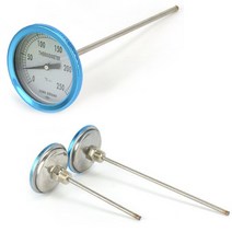 찐알짜 측정온도 250도 막대 튀김온도계 기름온도계 1p, 튀김온도계대(8.5x28cm)